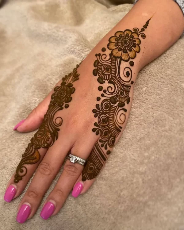 This design by one of the best one of the best arabic mehndi designer in jhansi, Vijay Mehndi Art & Permanent Tattoo Art